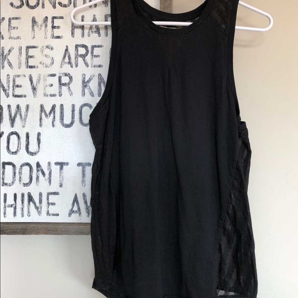 Madewell Embellished Black Tank